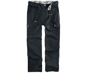 Black Premium by EMP Homme Pantalon Cargo Noir M