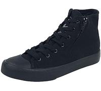 Black Premium by EMP Unisexe Baskets Noires avec Fermeture éclair EU44