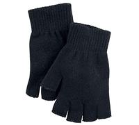 Black Premium by EMP Unisexe Gants noirs à doigts courts