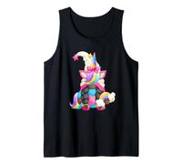 Black Pride Unicorn for Afro American Women Melanin GNOME Débardeur