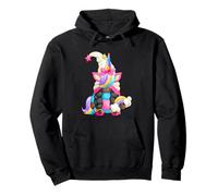 Black Pride Unicorn for Afro American Women Melanin GNOME Sweat à Capuche