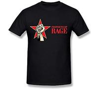 Black Prophets of Rage Make America Rage Again Tour Printed Tee Graphic Funny Unisex 100% Cotton Short-Sleeve T-Shirts Black XXL
