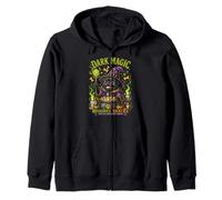 Black Pug Wizard Halloween Dark Magic nécessite des Sweat à Capuche
