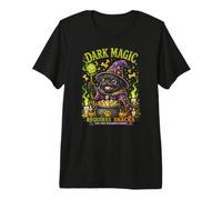 Black Pug Wizard Halloween Dark Magic nécessite des T-Shirt Haut de Gamme
