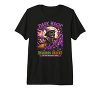 Black Pug Wizard Halloween Dark Magic nécessite des T-Shirt Haut de Gamme