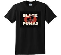 Black Pumas T Shirt Black Pumas Vinyl CD Cover Men's Cotton T Shirt Black XXL