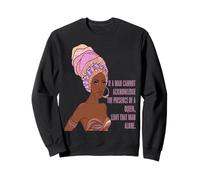 Black Queen African SI un homme ne peut pas reconnaître Queen Leave Sweatshirt