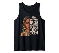 Black Queen I Am The Storm Empowerment African Heritage Débardeur