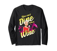 Black Queen Sista Diva Melanin Beau vin drôle Mignon Manche Longue