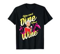 Black Queen Sista Diva Melanin Beau vin drôle Mignon T-Shirt