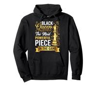 Black Queen The Most Powerful Piece in The Game Sweat à Capuche
