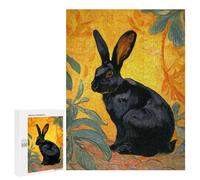 Black Rabbit Painting Artwork Puzzle 1000 Pièces Educa Jouet en Bois Cadeau Unique Décoration Intérieure Jeu Éducatif Challenge Toy Adultes Et Enfants À Partir De 14 Ans 500 PCS