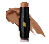 Black Radiance Color Perfect Bâton de fond de teint avec pinceau doux Duo - Formule riche en pigments à construire et à mélanger - Bronze magnifique