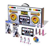 Black Radiance Cross Colours Ensemble de maquillage 10 pièces, collection audacieuse inspirée des années 90 avec ombres à paupières vives, couleurs à lèvres et essentiels pour le visage, couverture à