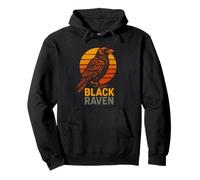 Black Raven Night Raven Dark Academia Femme Sweat à Capuche
