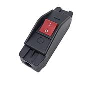 Black/Red/Green/Blue Max 16A or 30A AC110~250V DPST On-off Inline Rocker Switch NWPNLXEA(16A Red 3to220V)