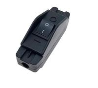 Black/Red/Green/Blue Max 16A or 30A AC110~250V DPST On-off Inline Rocker Switch NWPNLXEA(30A Black 3to220V)