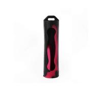 (Black red)Mini Soft Colorful Silicone for Case Protective Skin Single Node Cover Storage Bag For 1x 18650 Batteries Cases Cover purple