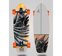 Black Revolver Cruiser Skate Skateboard Sakari Trucks 180 mm Acril Corbeau 31