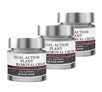 Black Rice Skin Repair Essence Cream,Peel Shot Glow Ampoule de Riz,Peeling Visage,Multi-Effect Essence Cream, Rice Bran Exfoliating Creams,Firming & Wrinkle,Less Pores,Pour Visage et Corps (3pc, 50g)