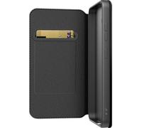Black Rock Booklet \ Slim Folio\ für Samsung Galaxy S25, Schwarz Étui portefeuille Samsung Galaxy