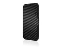 Black Rock Coque de protection "Flex Carbon" (pour Apple iPhone Xs, design mince, en microfibres, plastique, polyuréthane (PU), protection idéale, protection à 180° ou 360°) Noir