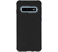Black Rock Coque de protection "Robust Real Leather" (pour Samsung Galaxy S10, en plastique, idéal pour les activités en extérieures et/ou sportives, protection à 180°) Noir
