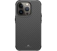 Black Rock Mobile – Coque iPhone 14 Pro – Robuste en fibre de carbone – Noir carbone
