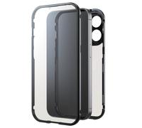 Black Rock 360° Glass Coque Apple iPhone 15 Pro noir chargement par induction, résistant aux chocs 1310TGC02