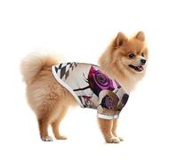 Black Roses, Infinite Corridors Chemise en maille pour chien - Léger et respirant, à séchage rapide, extensible pour petits chiens