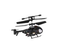 (Black)Rounded Mini Micro Plastic RC Helicopter 2.5 Channel Full Dynamic Red