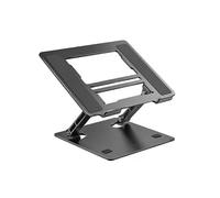(Black)RYRA Laptop Stand Adjustable Aluminum Alloy Laptop Tablet Stand Up To 17 Inch Laptop Portable Folding Stand Notebook Cooling