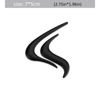 Black S1 Pièces Nouveau 3d Métal Tête De Flamme Côté Voiture Garde-Boue Arrière Coffre Emblème Badge Autocollant Autocollant Pour Jeep Bmw Nissan Audi Vw Honda Voiture