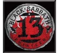 Black Sabbath - Aimant pour réfrigérateur "13" RO9580 (Taille unique) (Noir/Rouge)