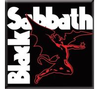 Black Sabbath - Aimant pour réfrigérateur "Daemon", Logo RO7215 (Taille unique) (Noir/Blanc/Rouge)