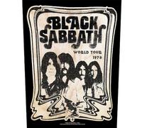 Black Sabbath Back Ecusson World Tour 1978 Band Logo Nouveau Officiel Noir
