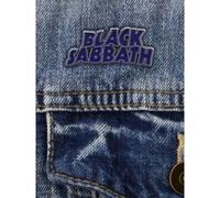 Black Sabbath Badge Logo Épingle d'émail Blanc