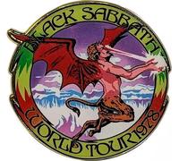 Black Sabbath - Badge "World Tour 1978" - Métal RO11915 (Taille unique) (Coloré)