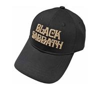 Black Sabbath Casquette Logo Broderie Cap Licence Officiel Rockoff BSCAP04B