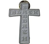 Black Sabbath - Croix - Badge - Alliage de zinc RO13886 (Taille unique) (Gris)