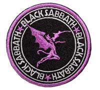Black Sabbath Daemon Circle Woven Patch Size One Size