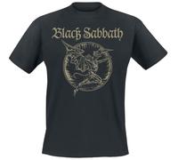 Black Sabbath Demon Fire Circle Homme T-Shirt Manches Courtes Noir M