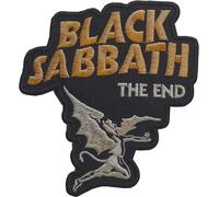 Black Sabbath - Ecusson à repasser "The End", tissu tissé RO8608 (taille unique) (noir/or)