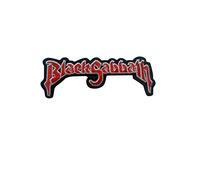 Black Sabbath Écusson brodé thermocollant 4 têtes Rouge