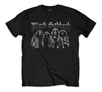 Black Sabbath Greyscale Group Autorisé T-shirt Hommes
