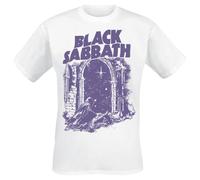 Black Sabbath Into The Void Homme T-Shirt Manches Courtes Blanc M 100% Coton Regular/Coupe Standard