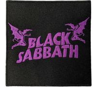 Black Sabbath - Logo ondulé - Ecusson thermocollant "Daemons", tissu tissé RO10140 (taille unique) (Noir/Violet)