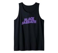 Black Sabbath Logo ondulé violet Débardeur