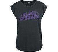 Black Sabbath Lord of This World Femme T-Shirt Manches Courtes Noir L 100% Coton Large