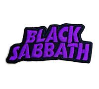 Black Sabbath - Ondulé - Ecusson à repasser - Coton Logo RO3495 (Taille unique) (Violet)